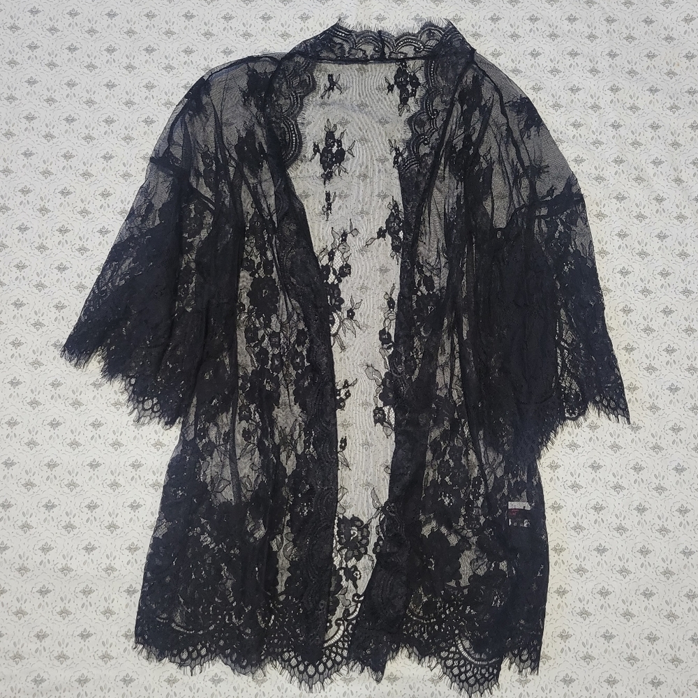 Avidlove Sexy Sheer Lace Robe